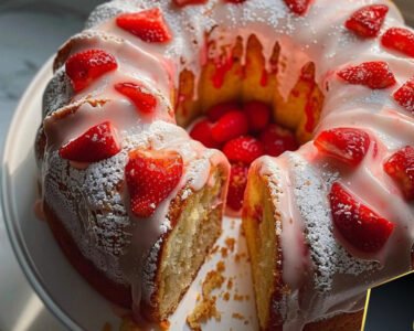 Strawberry Crunch Pound Cake prepared at home with simple ingredients and clear steps.