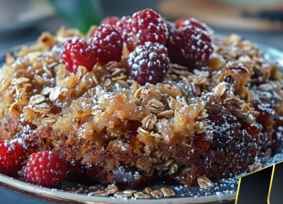 Lazy Day Oatmeal Cake prepared at home with simple ingredients and clear steps.