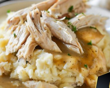 Slow Cooked Chicken and Gravy prepared at home with simple ingredients and clear steps.