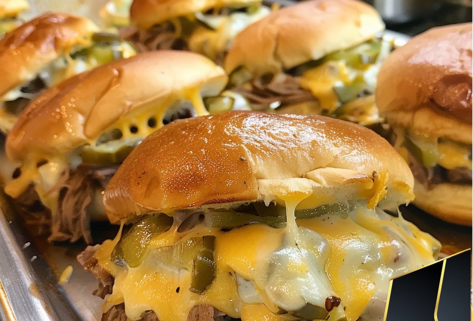 Easy Philly Cheesesteak Sliders
