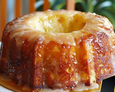 Pineapple Glazed Poke Cake prepared at home with simple ingredients and clear steps.
