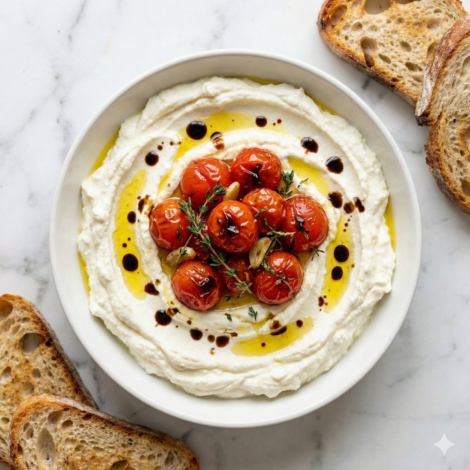Whipped Feta & Roasted Tomato Protein Bowl