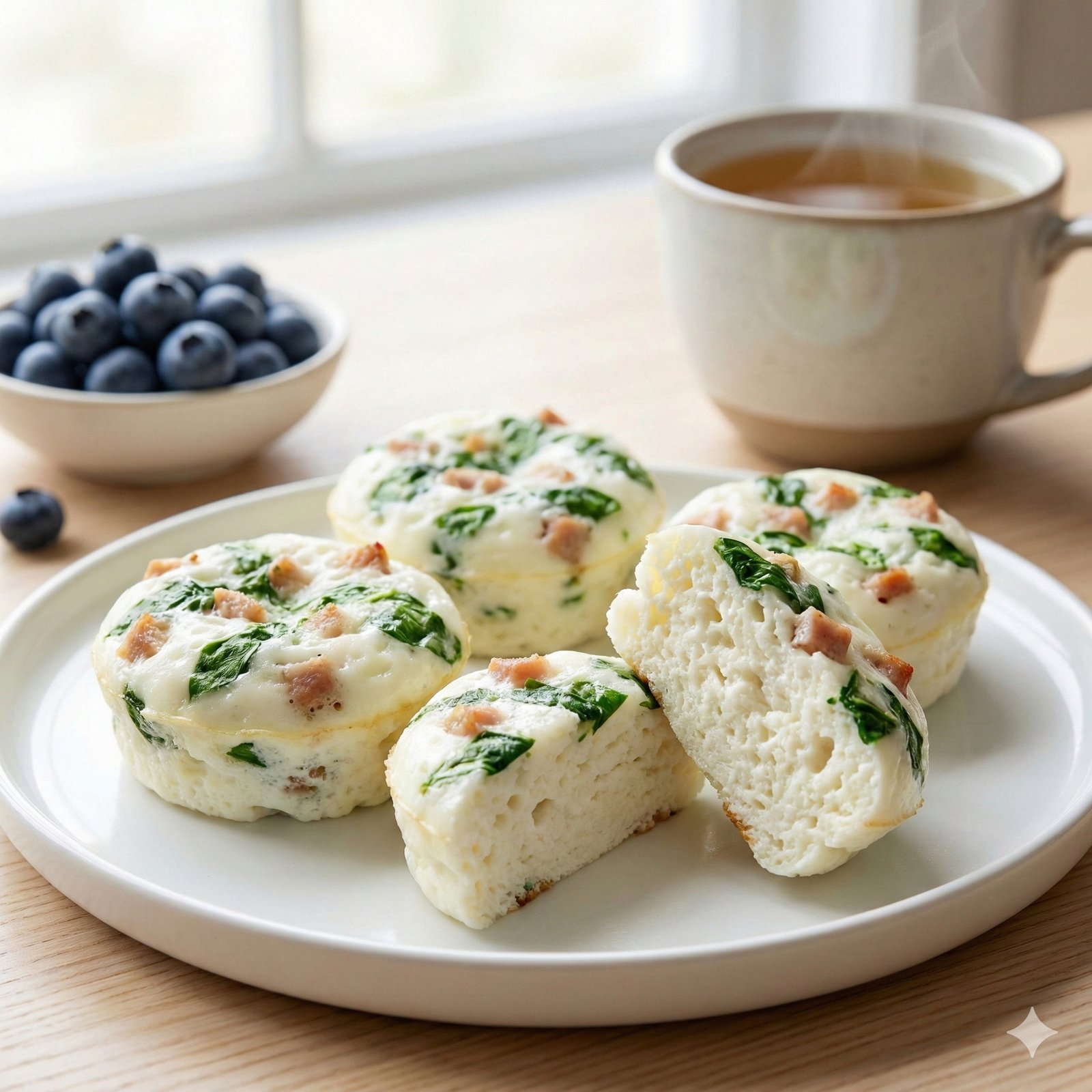 Turkey & Spinach Egg White Bites