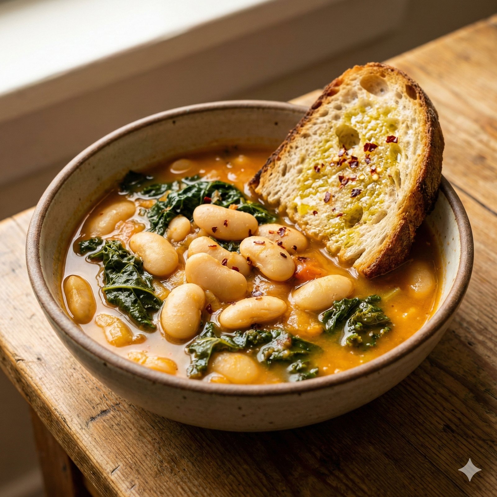 #0027 White Bean & Kale Tuscan Stew