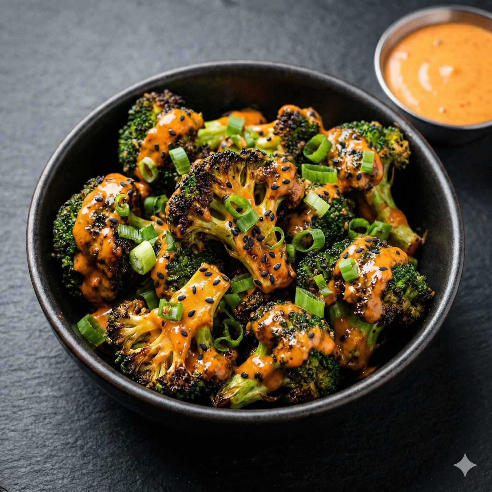 #0033 Air Fryer Crispy Bang Bang Broccoli