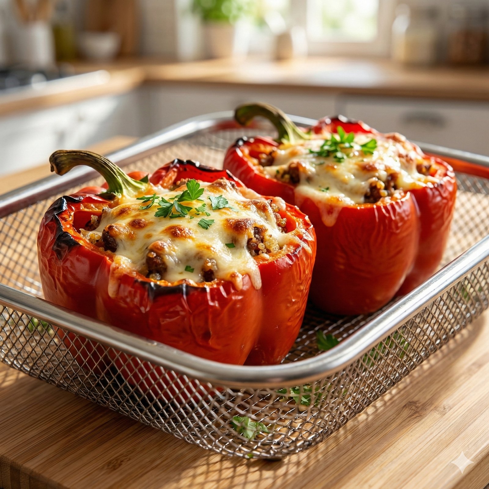 Air Fryer Stuffed Peppers