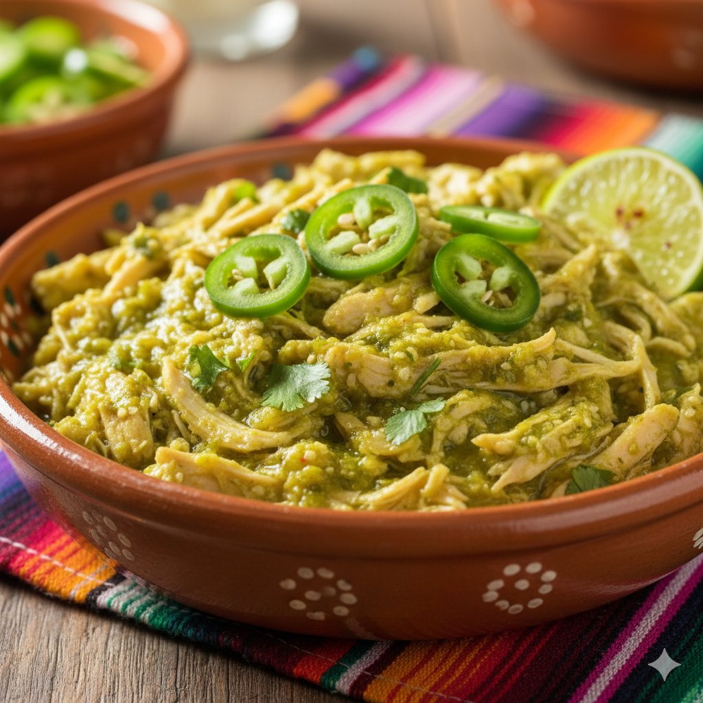 0057 Slow Cooker Salsa Verde Chicken