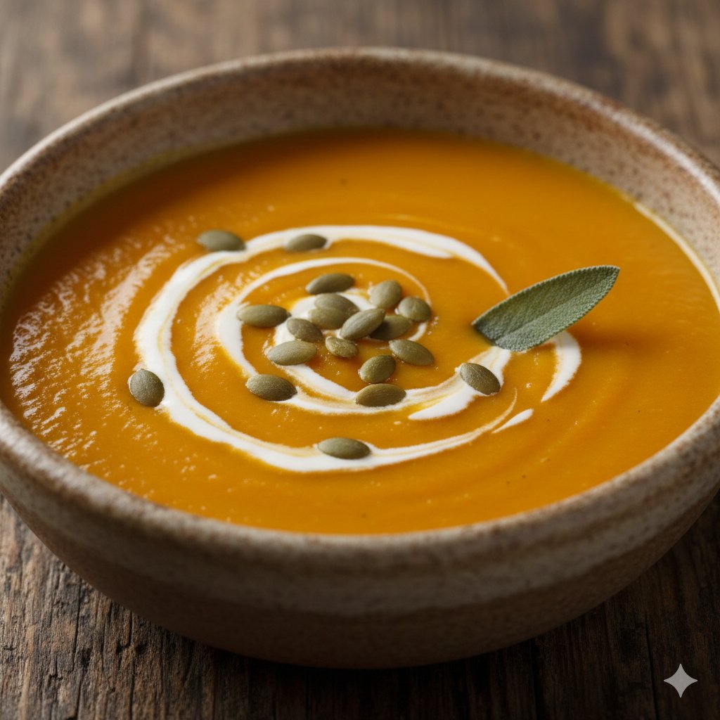 0076 Roasted Butternut Squash Soup