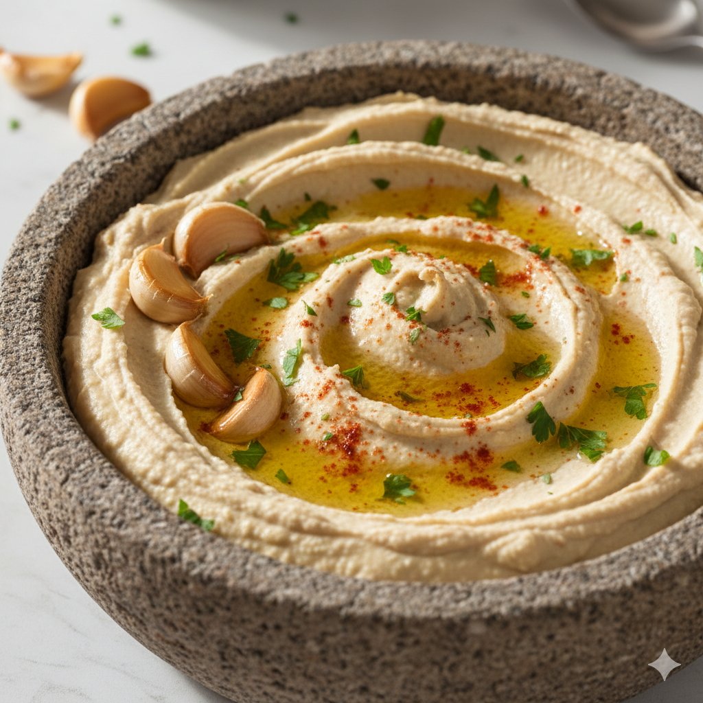 0080 Roasted Garlic White Bean Hummus