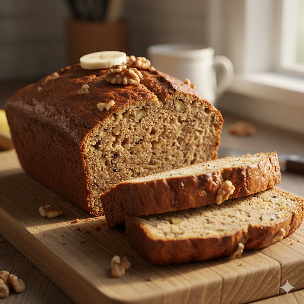 0100 Healthy Banana Bread