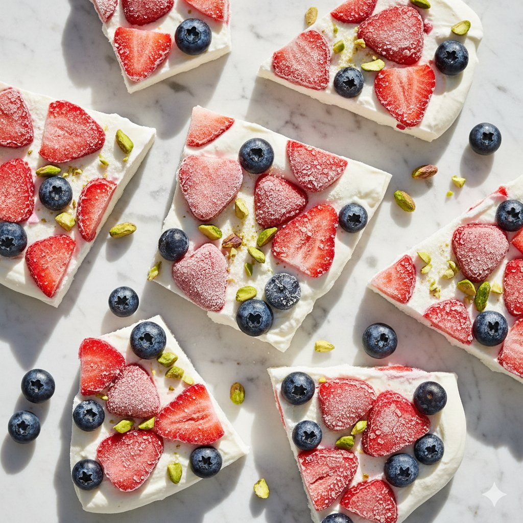 0107 Frozen Yogurt Berry Bark