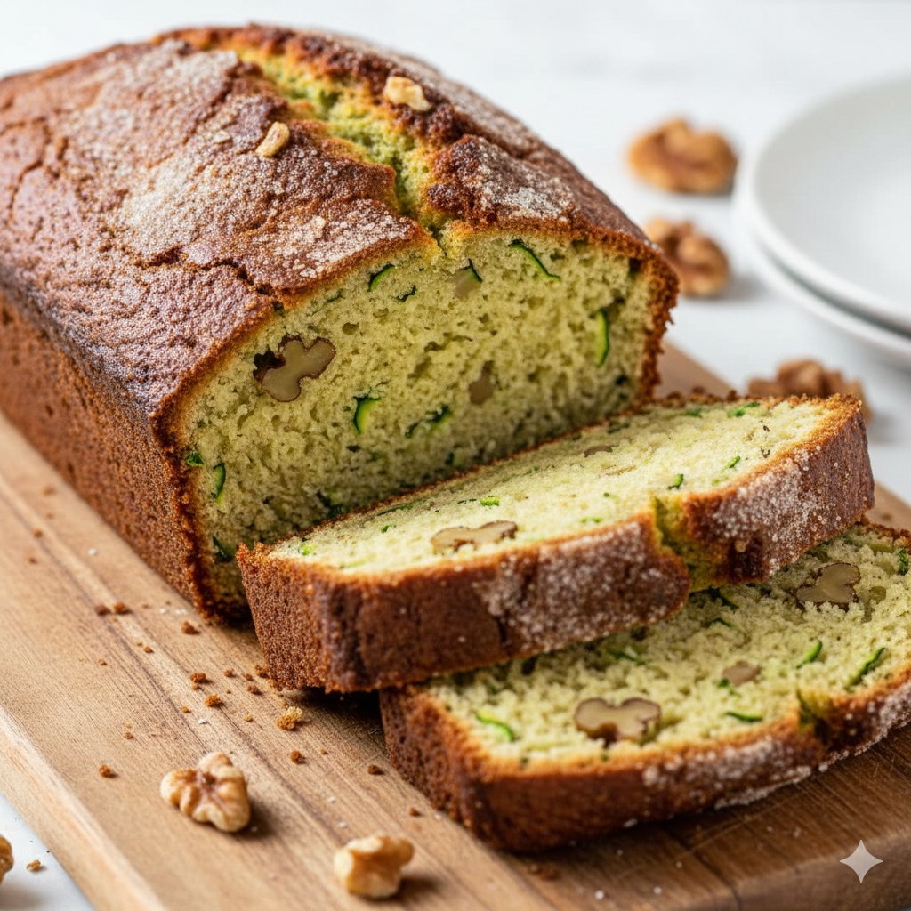 0113 Zucchini Bread with Honey Walnuts