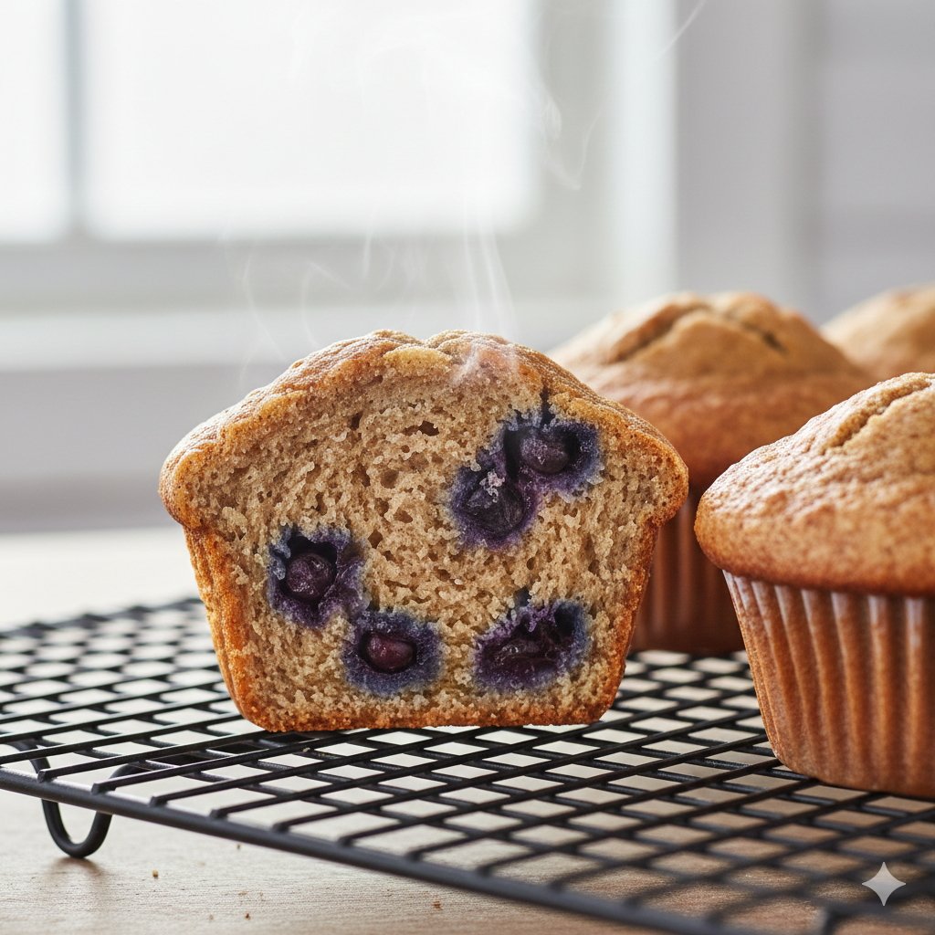 0120 Whole Wheat Blueberry Muffins