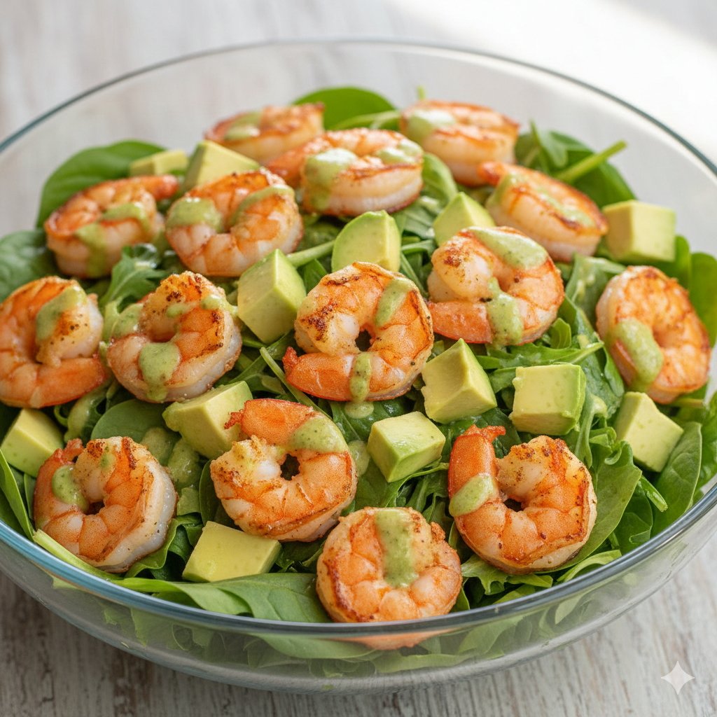 0158 Spicy Shrimp Avocado Salad
