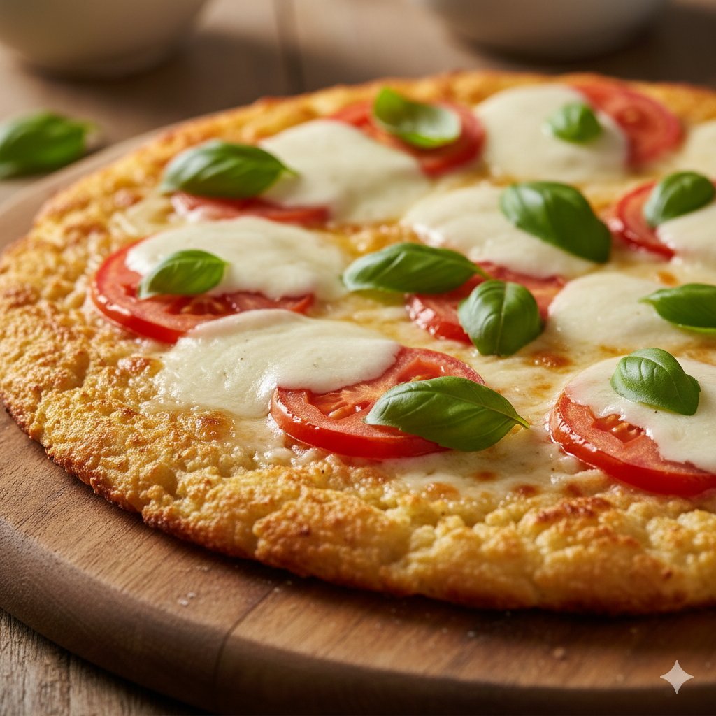 0160 Cauliflower Crust Margherita Pizza