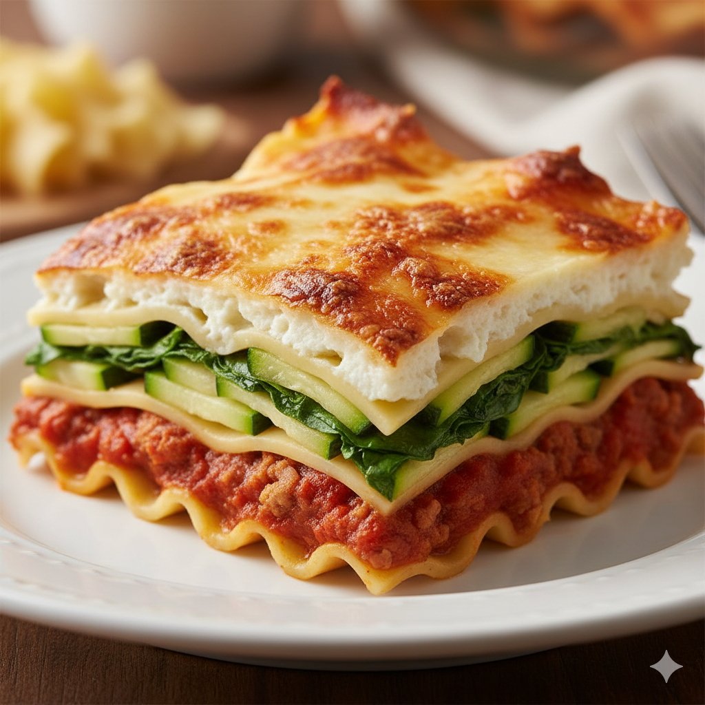 0161 Healthy Turkey Vegetable Lasagna