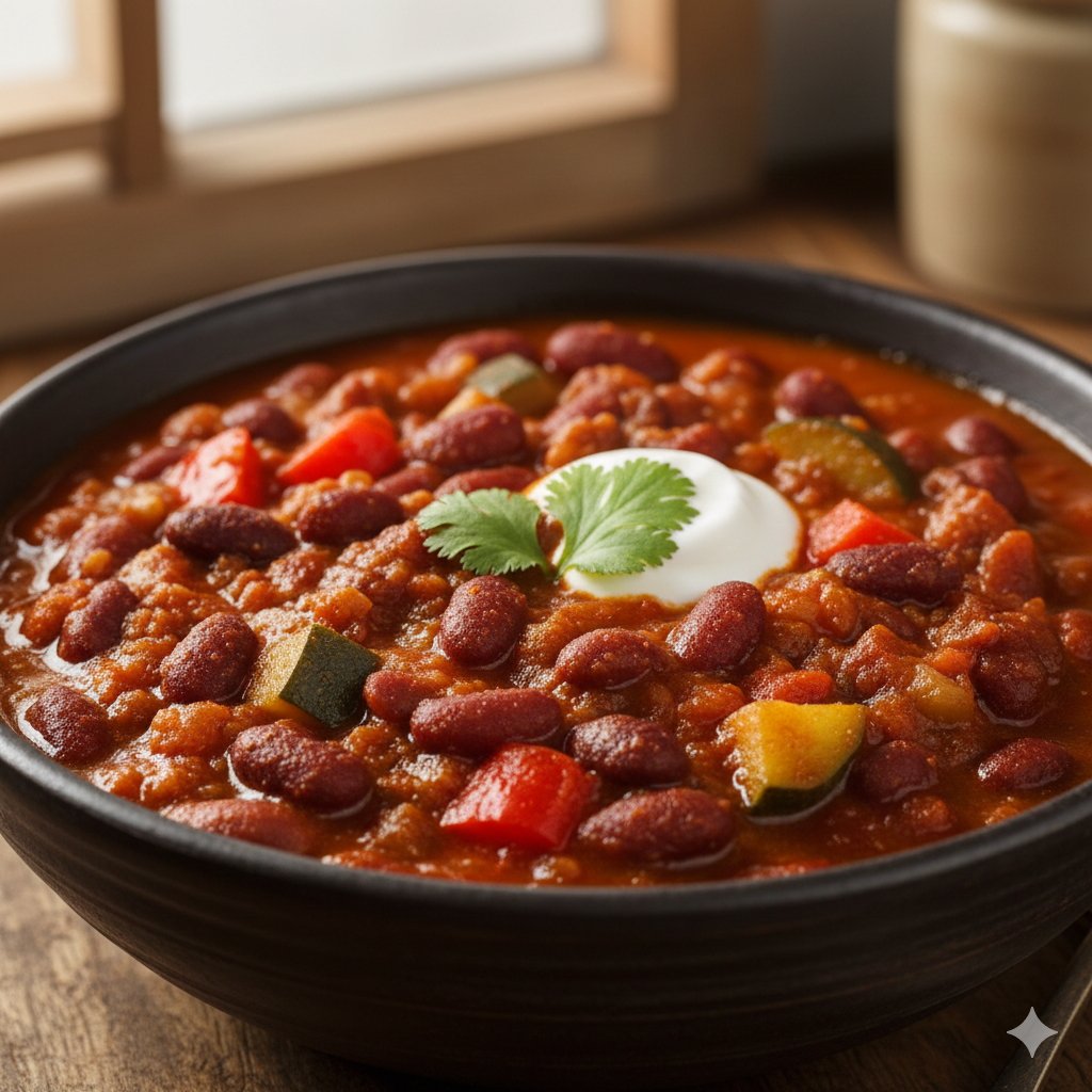 0174 Healthy Vegetable Bean Chili