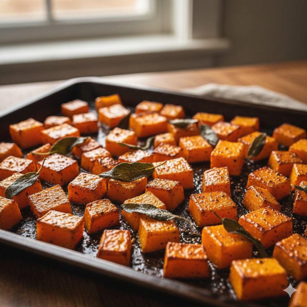 0179 Roasted Butternut Squash with Sage