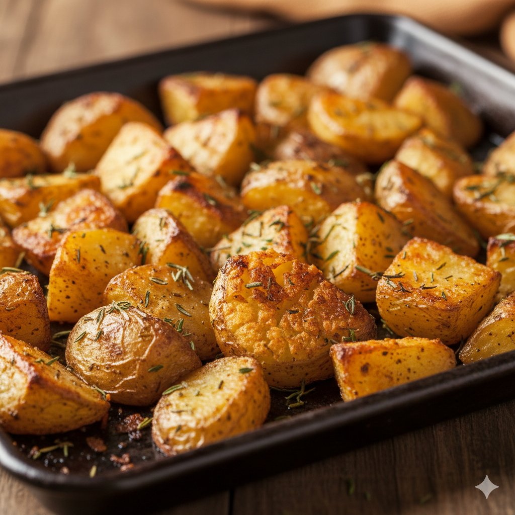 0183 Roasted Garlic Herb Potatoes