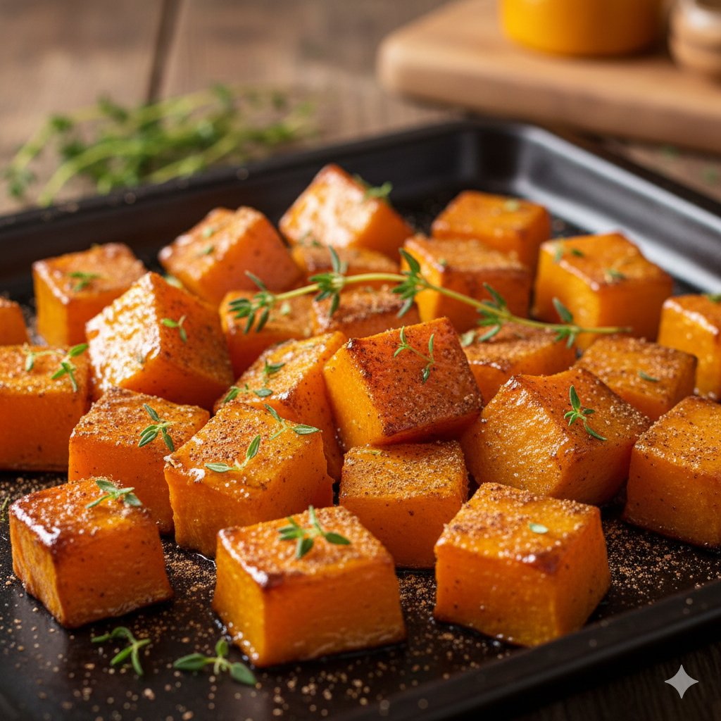 0187 Roasted Butternut Squash with Honey