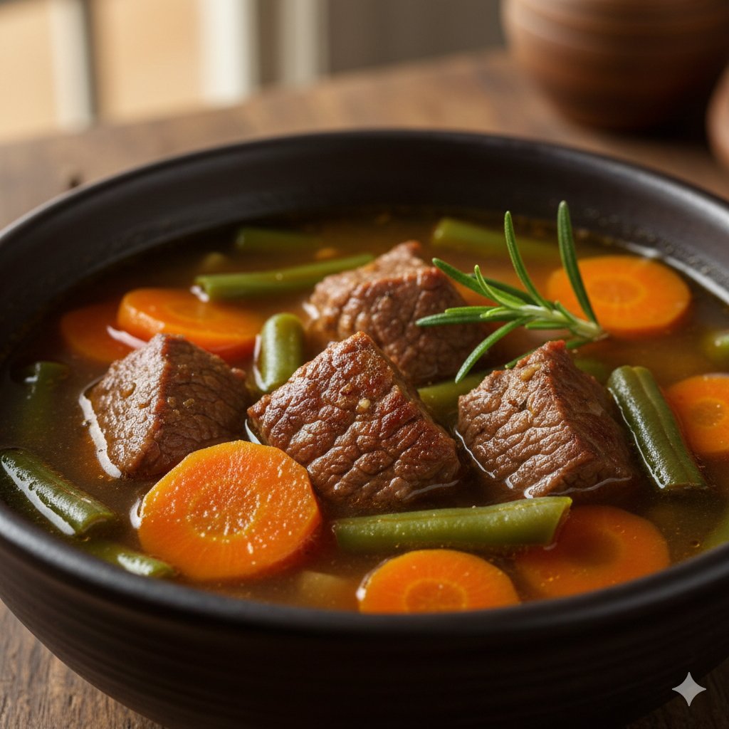 0188 Healthy Beef Vegetable Soup